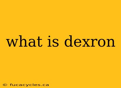 what is dexron