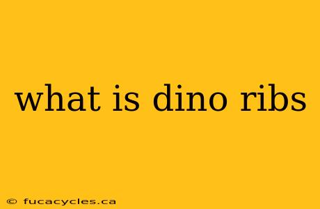 what is dino ribs