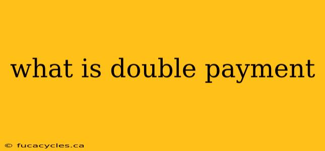 what is double payment