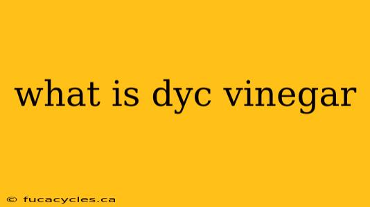 what is dyc vinegar