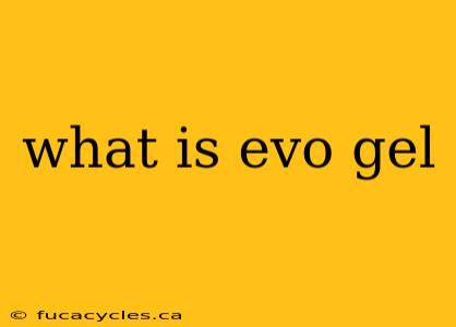 what is evo gel