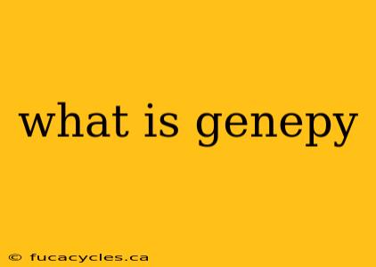 what is genepy