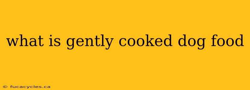 what is gently cooked dog food