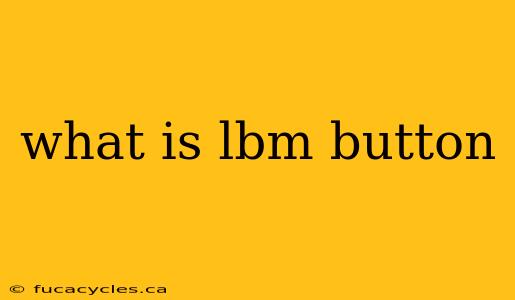 what is lbm button