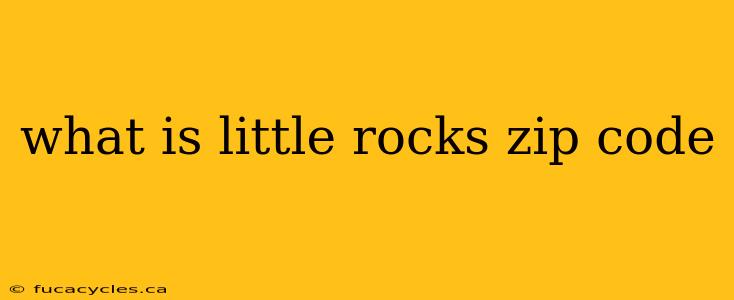 what is little rocks zip code