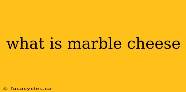 what is marble cheese