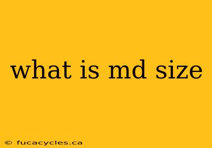 what is md size