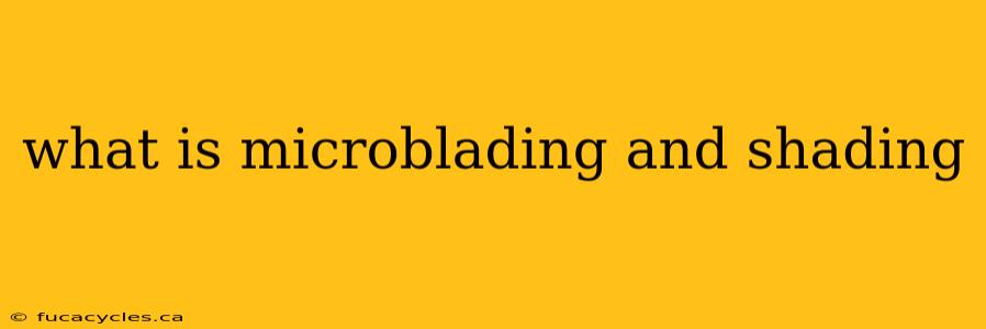 what is microblading and shading