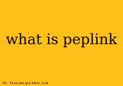 what is peplink