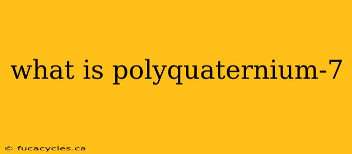 what is polyquaternium-7