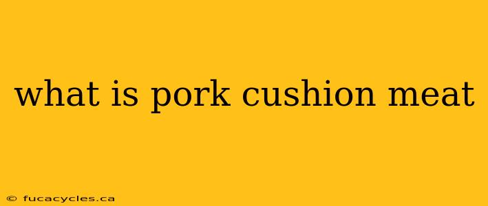 what is pork cushion meat