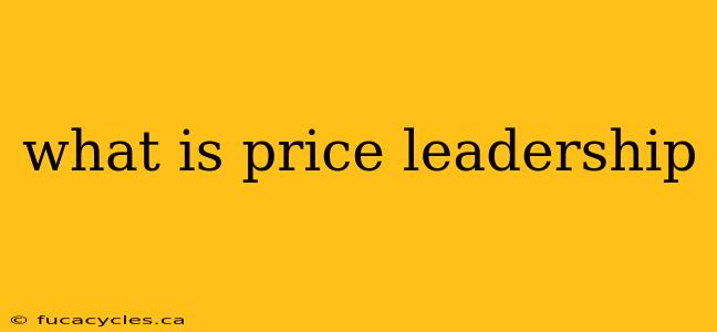 what is price leadership