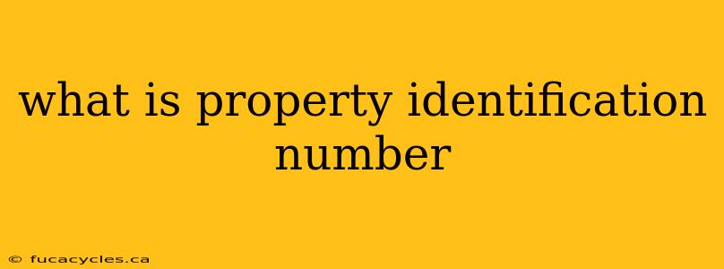 what is property identification number