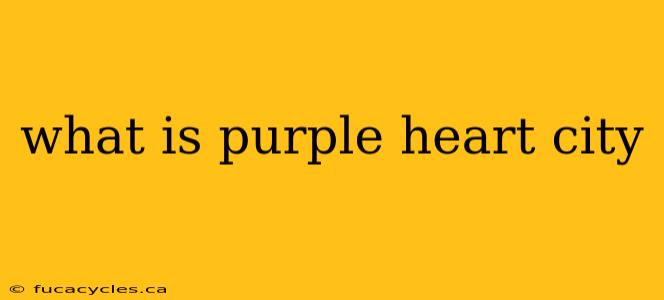 what is purple heart city