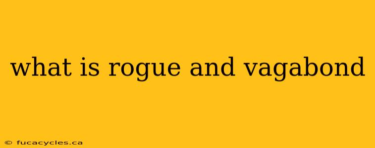 what is rogue and vagabond