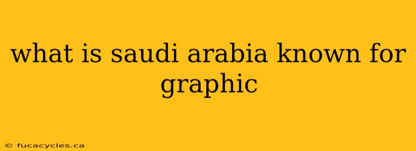 what is saudi arabia known for graphic