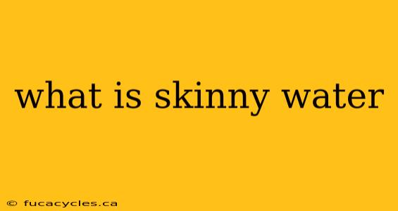 what is skinny water