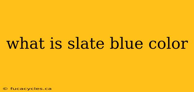 what is slate blue color