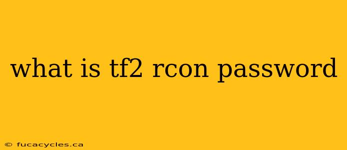 what is tf2 rcon password