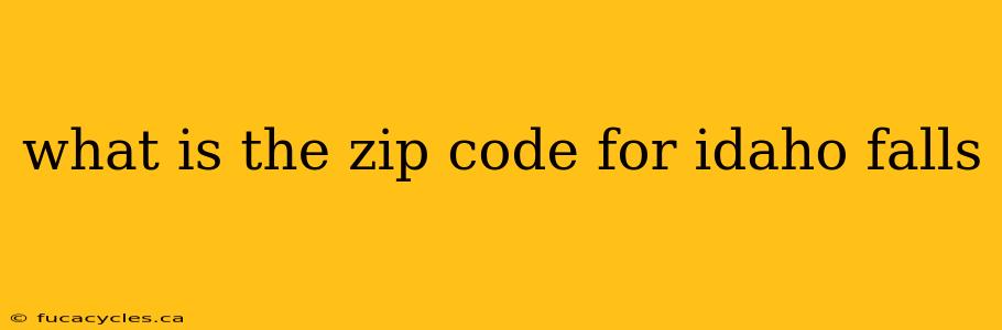 what is the zip code for idaho falls