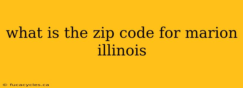 what is the zip code for marion illinois