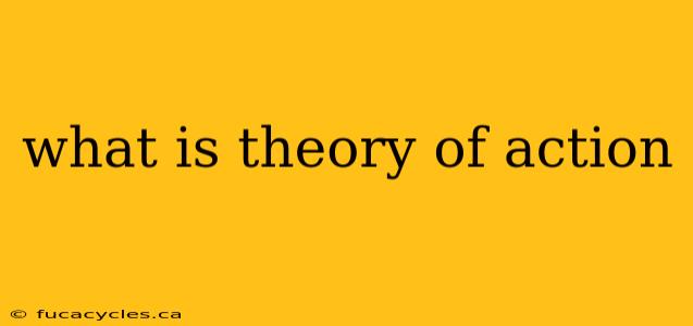 what is theory of action