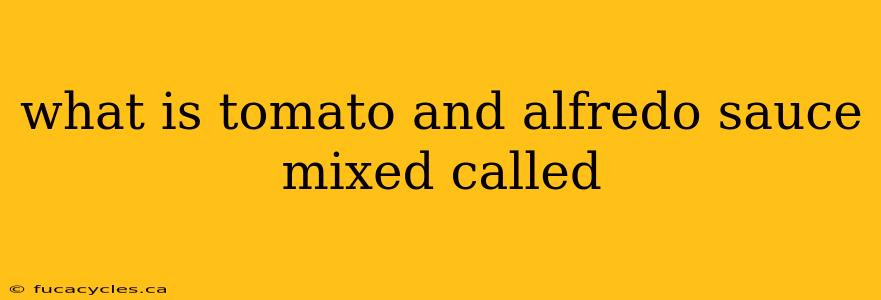 what is tomato and alfredo sauce mixed called