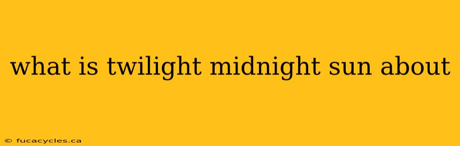 what is twilight midnight sun about