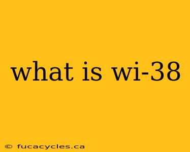 what is wi-38