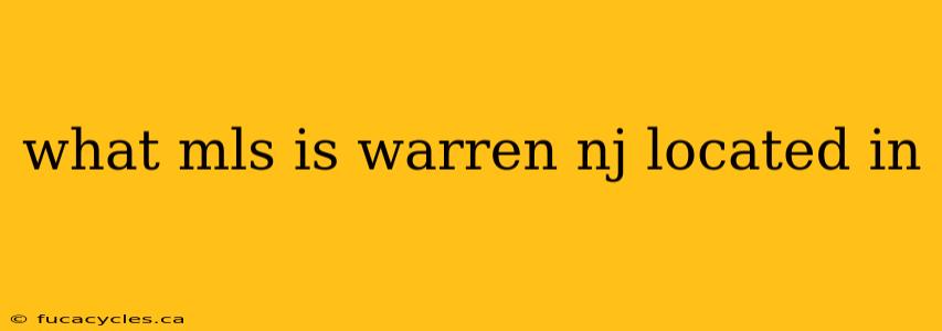 what mls is warren nj located in