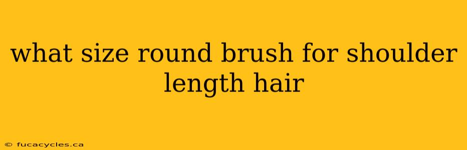 what size round brush for shoulder length hair