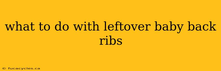 what to do with leftover baby back ribs