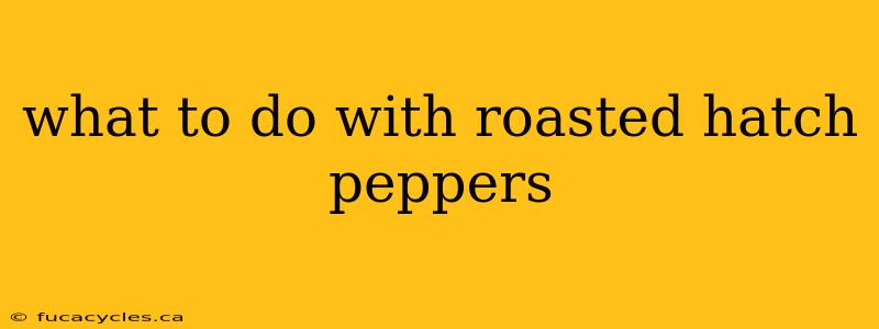 what to do with roasted hatch peppers