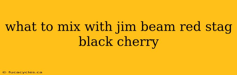 what to mix with jim beam red stag black cherry