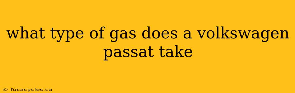 what type of gas does a volkswagen passat take