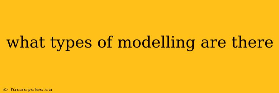 what types of modelling are there