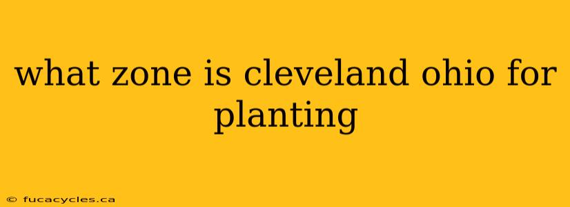 what zone is cleveland ohio for planting